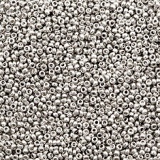 Miyuki rocailles Perlen 15/0 - Palladium plated silver 15-194